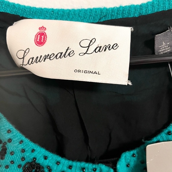 NWT Anthropologie Laureate Lane Love Letter Cardigan Sweater alpaca Mix - Picture 10 of 11
